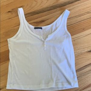 white brandy melville tank